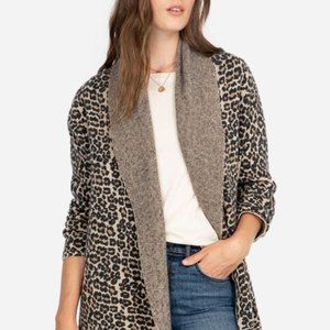 Johnny Was Leopard Cardigan Sweater
